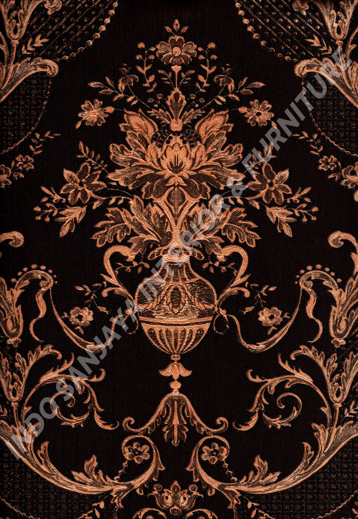 wallpaper   Wallpaper Klasik Batik (Damask) 81085-9:81085-9 corak  warna 