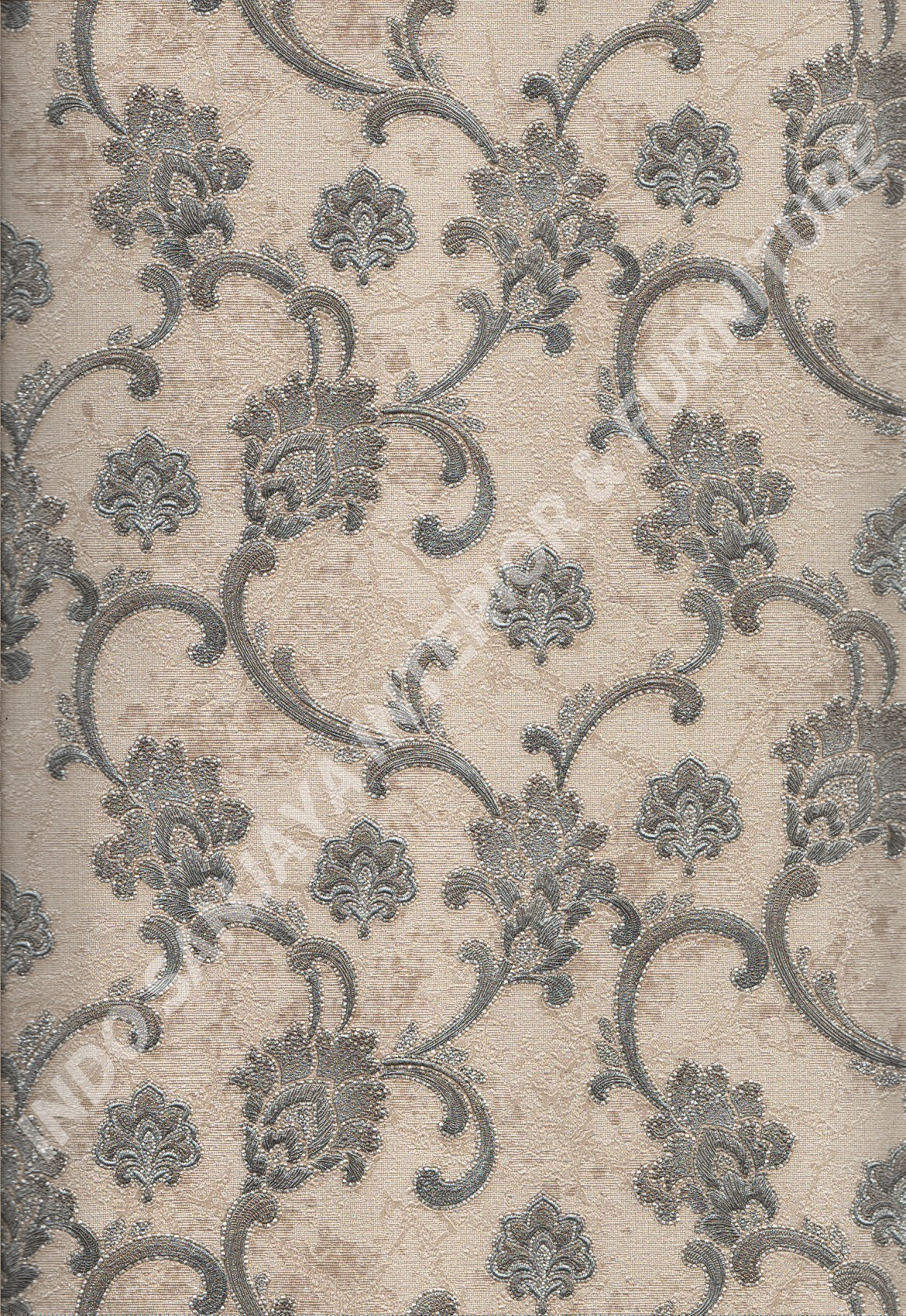 wallpaper   Wallpaper Klasik Batik (Damask) 81126-5:81126-5 corak  warna 