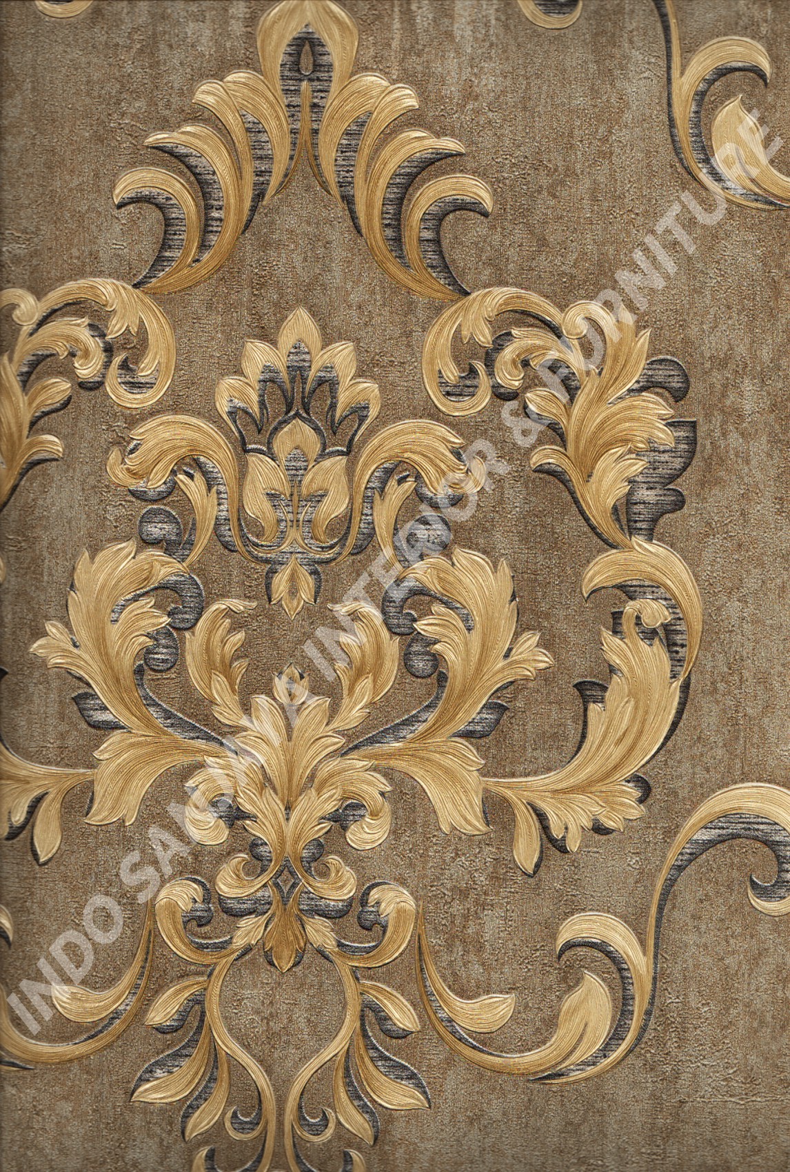 wallpaper   Wallpaper Klasik Batik (Damask) YG80504:YG80504 corak  warna 