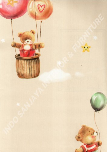 wallpaper   Wallpaper Anak A160301:A160301 corak  warna 