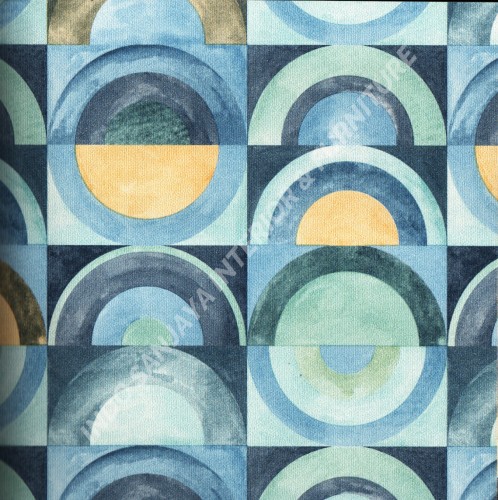 wallpaper   Wallpaper Bulat Geometri 318112:318112 corak  warna 