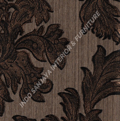 wallpaper   Wallpaper Klasik Batik (Damask) OT85042:OT85042 corak  warna 