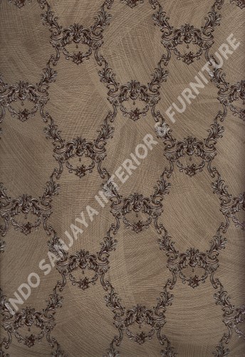 wallpaper   Wallpaper Klasik Batik (Damask) 2145-5:2145-5 corak  warna 