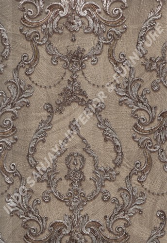 wallpaper   Wallpaper Klasik Batik (Damask) 2146-5:2146-5 corak  warna 